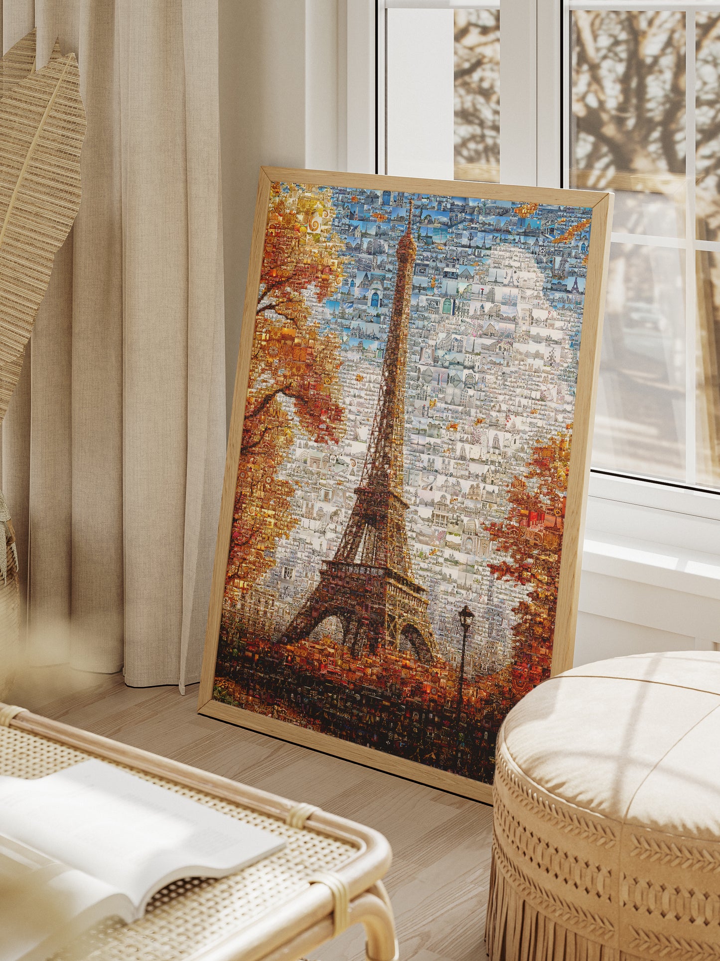 Stunning Paris Mosaic Artwork Featuring the Eiffel Tower - Perfect Home Decor AtelierMosaics