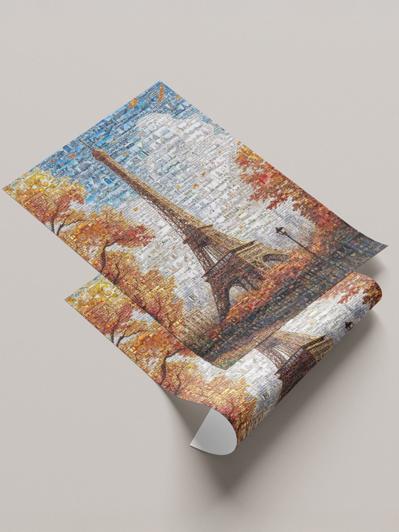 Stunning Paris Mosaic Artwork Featuring the Eiffel Tower - Perfect Home Decor AtelierMosaics