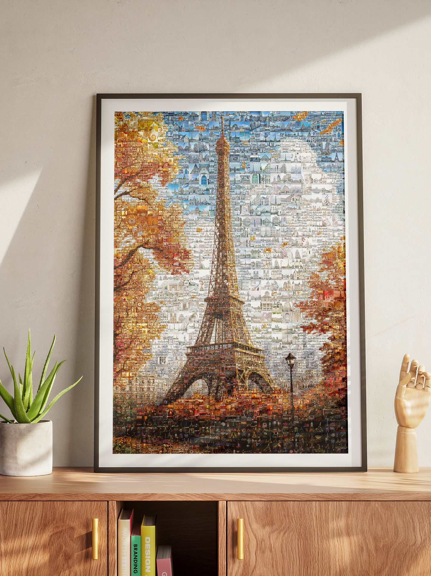 Stunning Paris Mosaic Artwork Featuring the Eiffel Tower - Perfect Home Decor AtelierMosaics