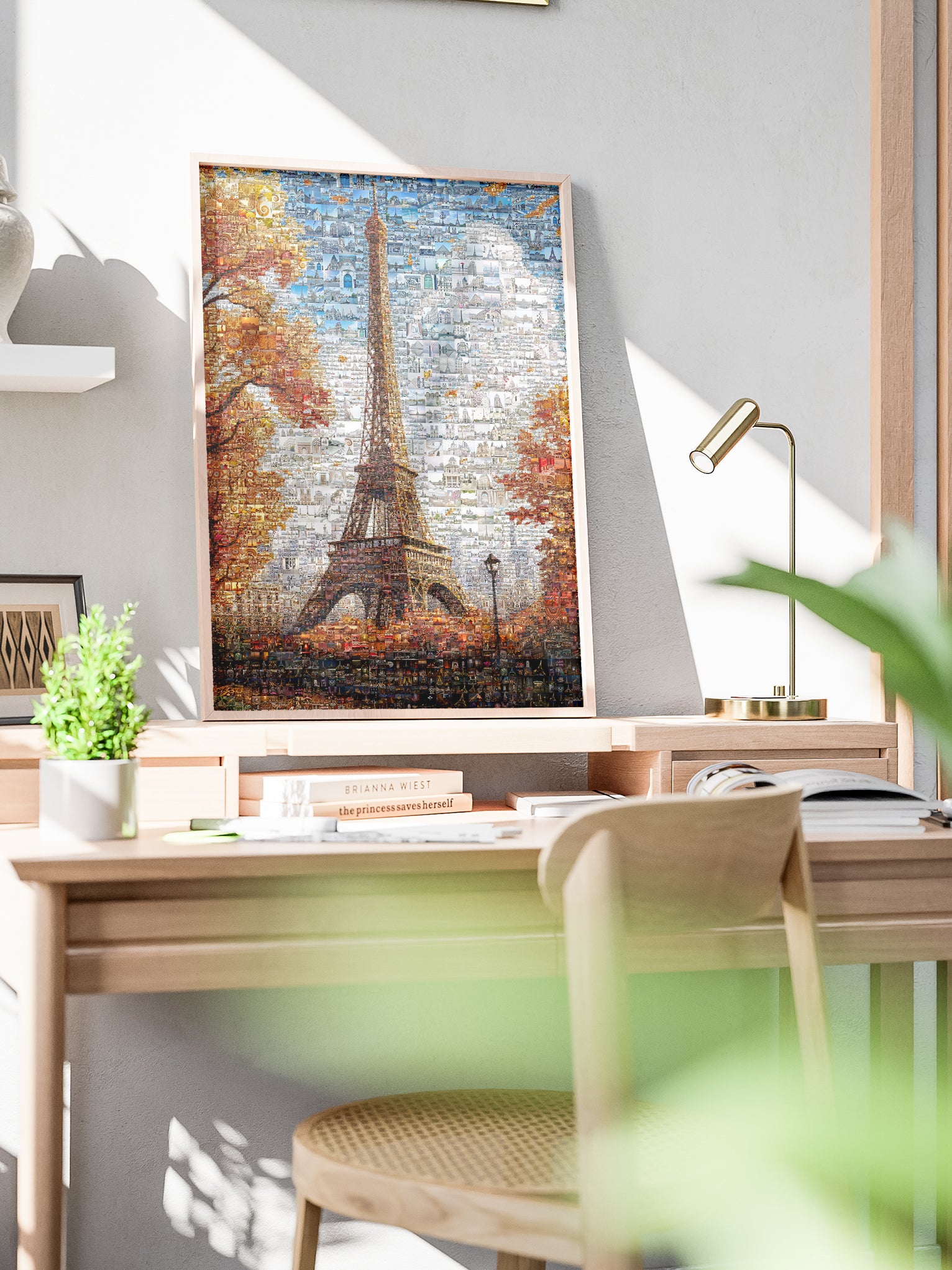 Stunning Paris Mosaic Artwork Featuring the Eiffel Tower - Perfect Home Decor AtelierMosaics