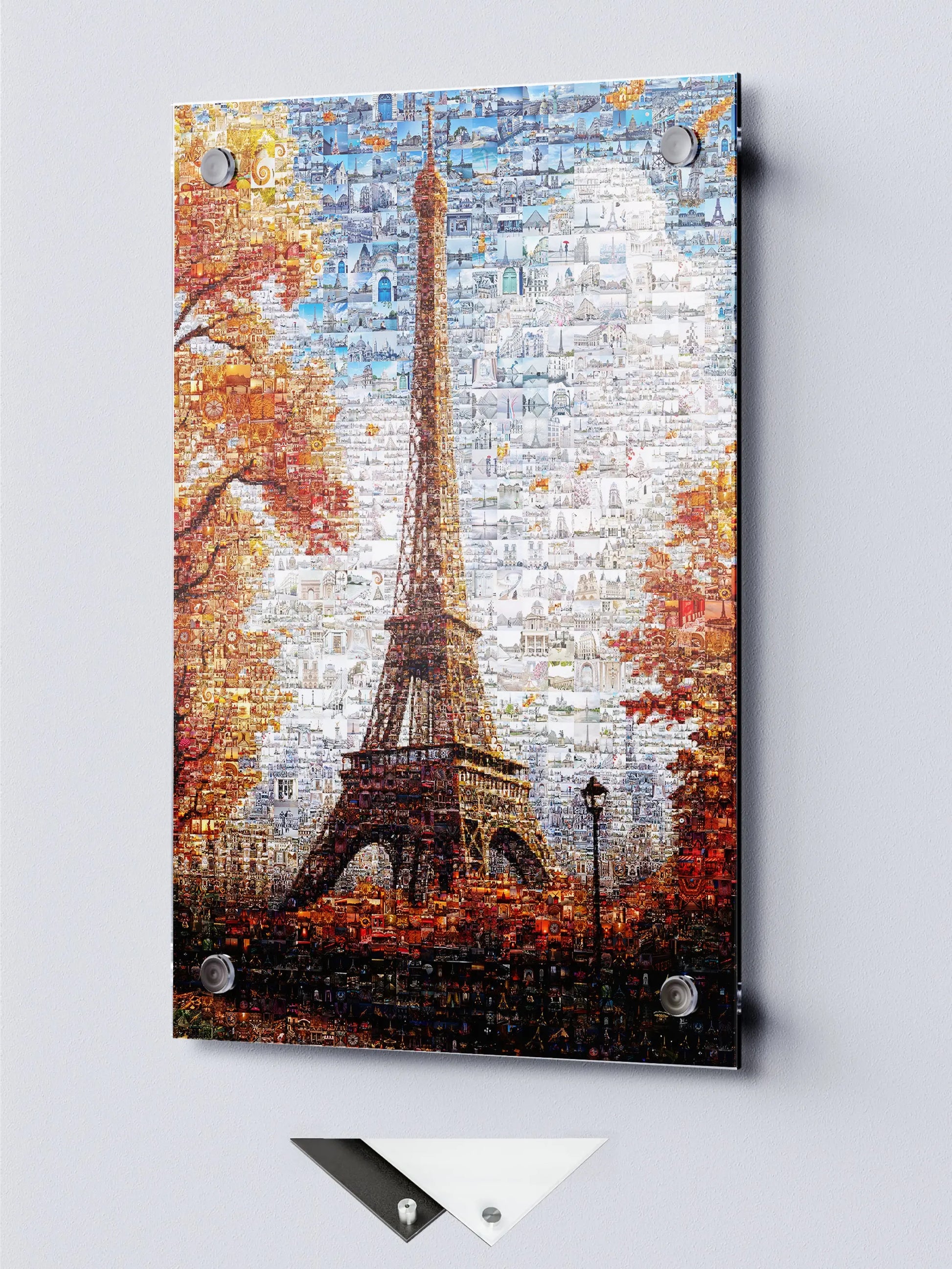 Stunning Paris Mosaic Artwork Featuring the Eiffel Tower - Perfect Home Decor AtelierMosaics
