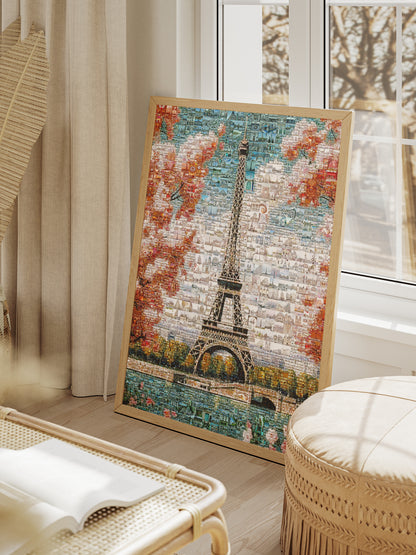 Stunning Paris Mosaic Art: Eiffel Tower & Iconic Landmarks | Perfect Wall Decor AtelierMosaics