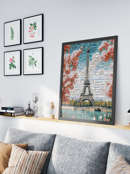 Stunning Paris Mosaic Art: Eiffel Tower & Iconic Landmarks | Perfect Wall Decor AtelierMosaics
