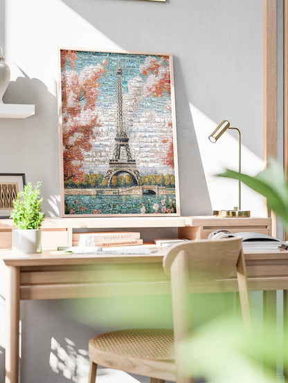 Stunning Paris Mosaic Art: Eiffel Tower & Iconic Landmarks | Perfect Wall Decor AtelierMosaics