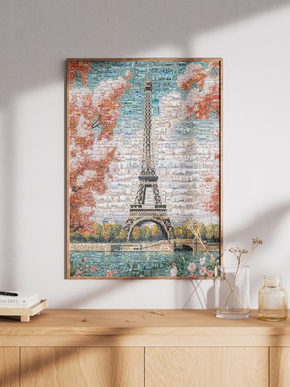 Stunning Paris Mosaic Art: Eiffel Tower & Iconic Landmarks | Perfect Wall Decor AtelierMosaics