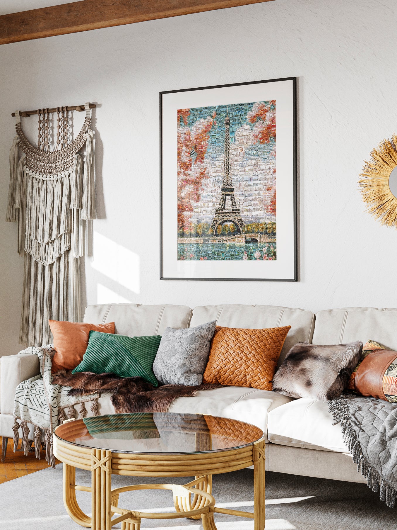 Stunning Paris Mosaic Art: Eiffel Tower & Iconic Landmarks | Perfect Wall Decor AtelierMosaics