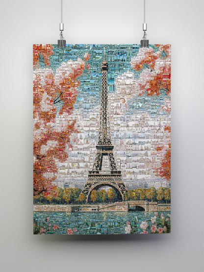 Stunning Paris Mosaic Art: Eiffel Tower & Iconic Landmarks | Perfect Wall Decor AtelierMosaics