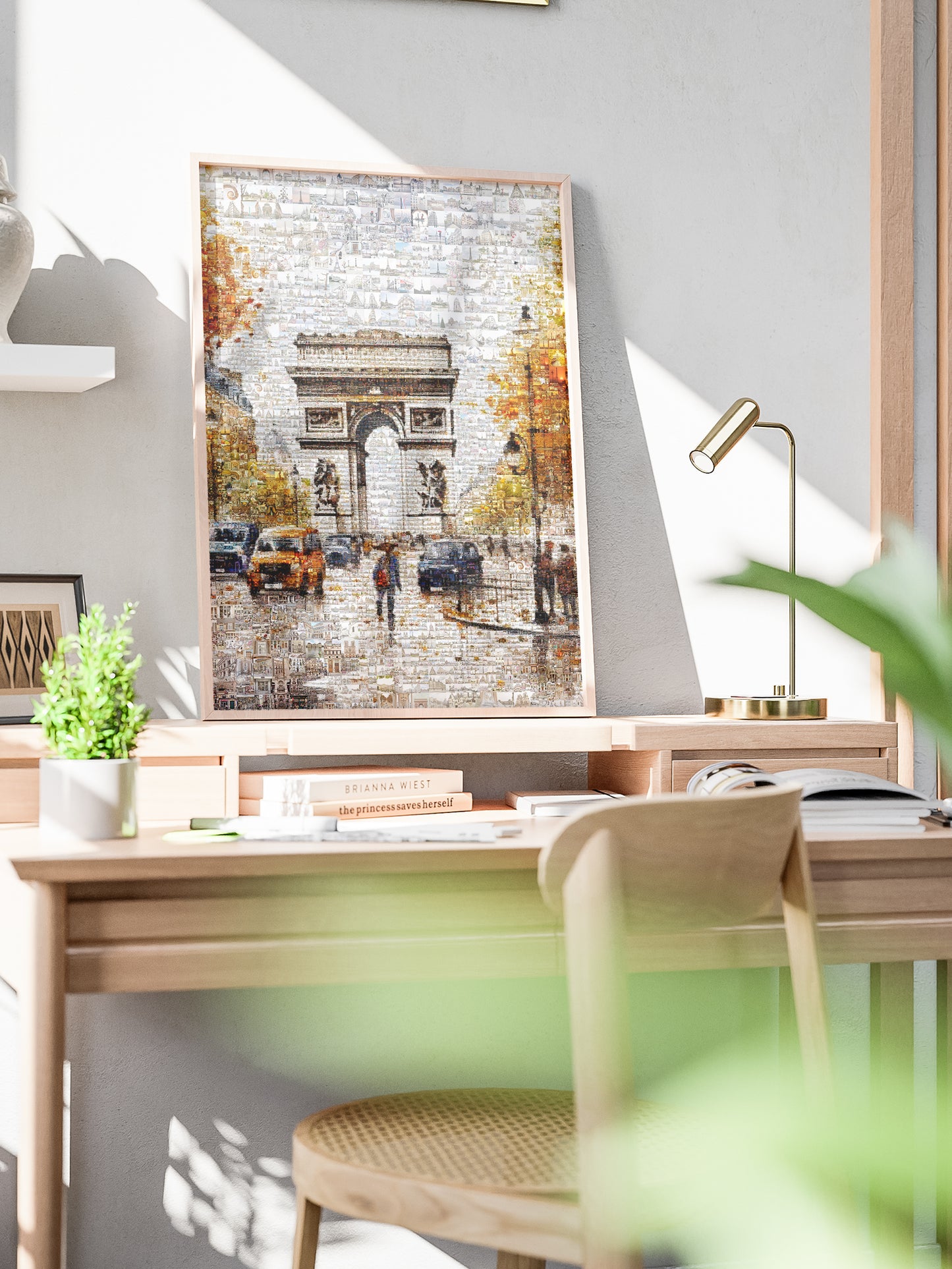 Stunning Paris Mosaic Artwork - Iconic Arc de Triomphe & Cityscape Wall Art AtelierMosaics