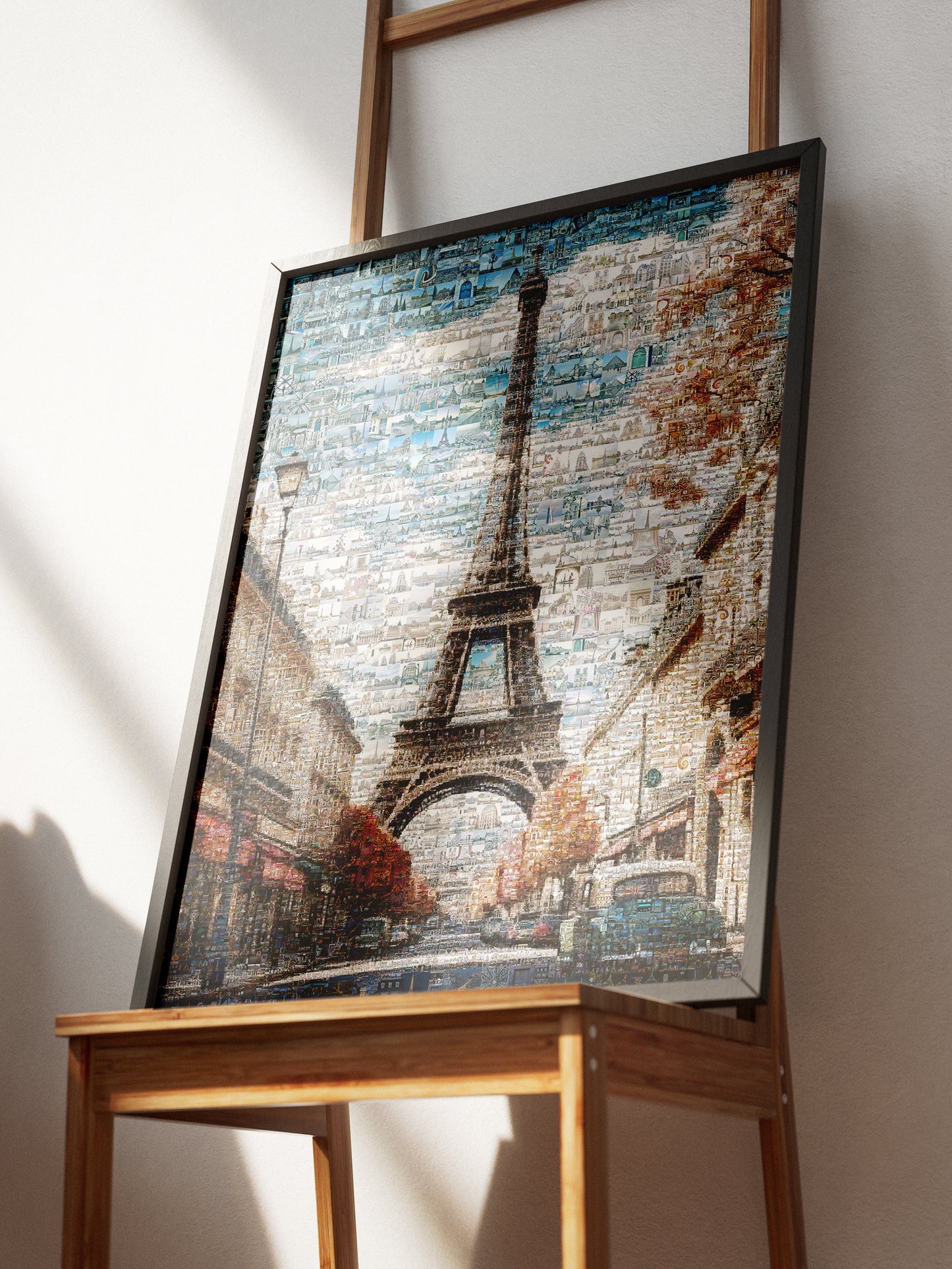 Stunning Paris Mosaic Art Print Featuring the Eiffel Tower - Perfect for Home Decor AtelierMosaics