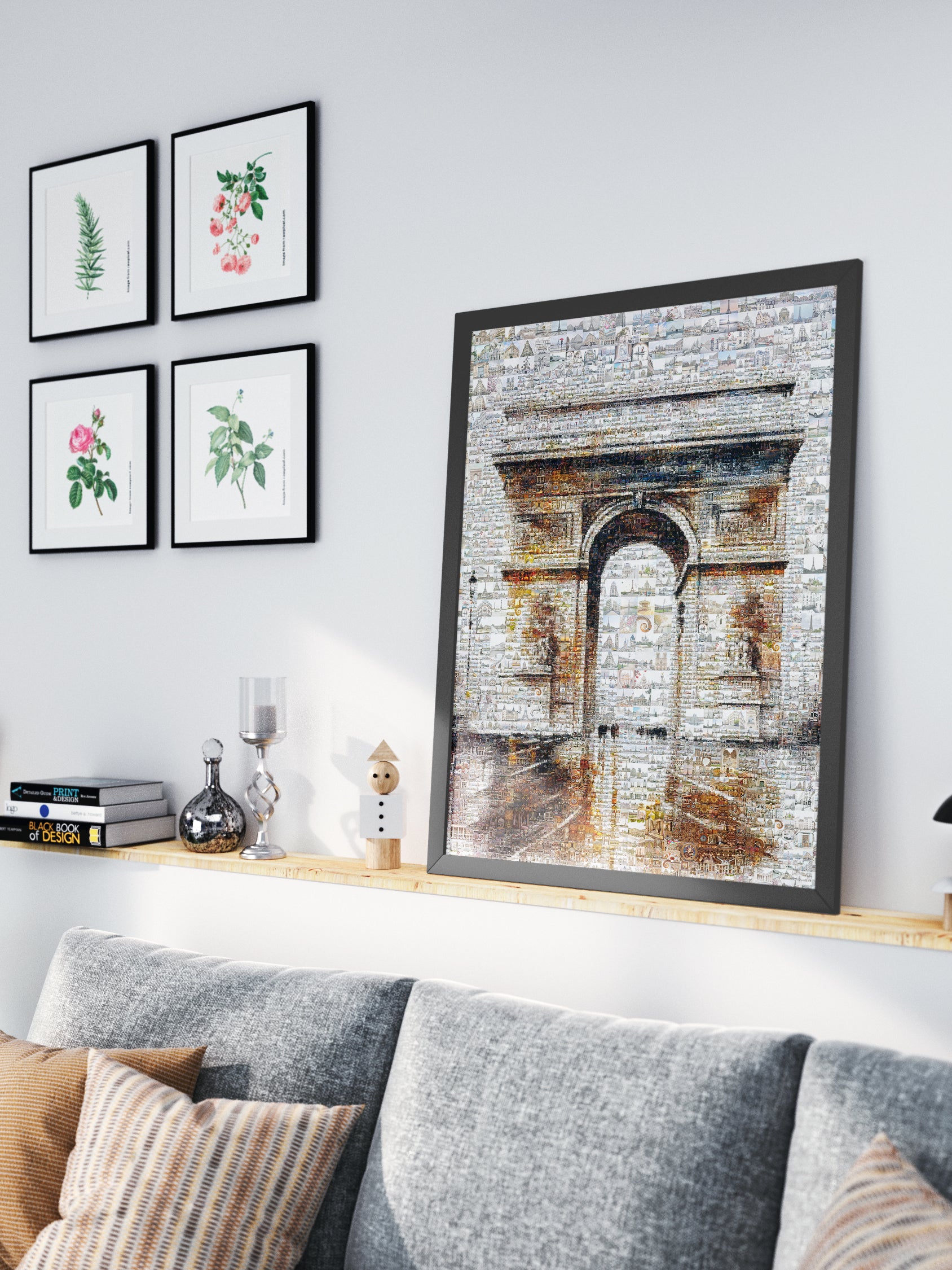 Stunning Paris Mosaic Artwork - Captivating Wall Art of the City of Lights AtelierMosaics