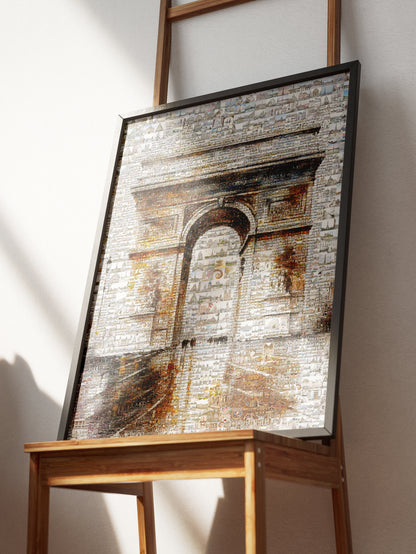 Stunning Paris Mosaic Artwork - Captivating Wall Art of the City of Lights AtelierMosaics