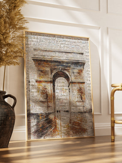 Stunning Paris Mosaic Artwork - Captivating Wall Art of the City of Lights AtelierMosaics