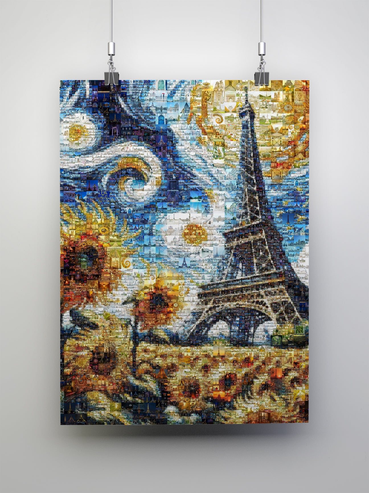 Stunning Mosaic Artwork of Paris - Capital of France | Unique Wall Art for Home Decor AtelierMosaics