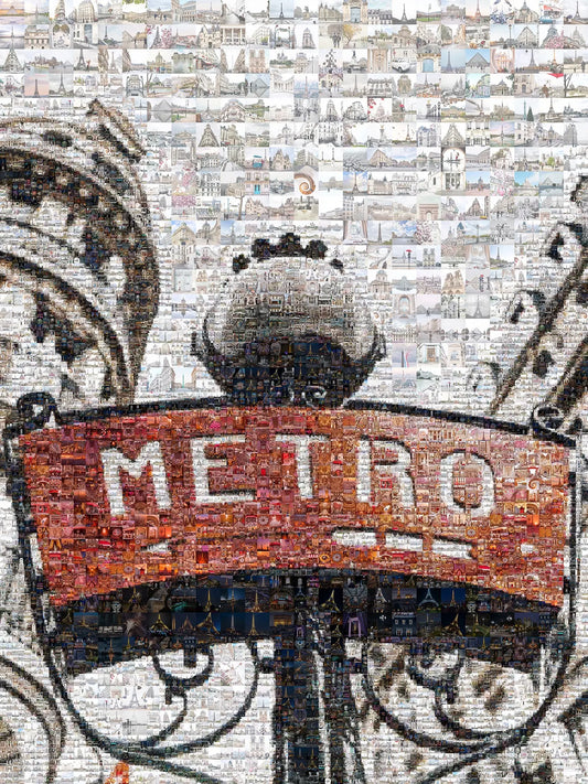 Stunning Paris Mosaic Artwork - Celebrate the Capital of France in Vibrant Detail AtelierMosaics
