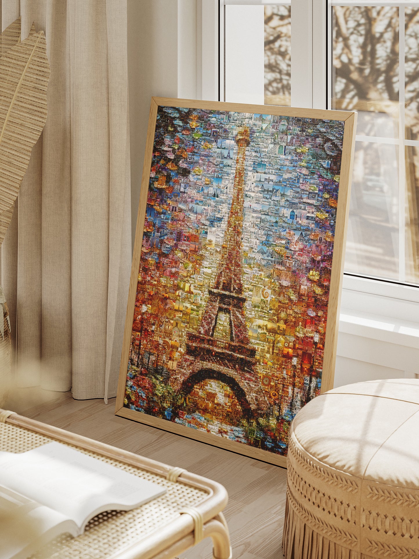 Stunning Paris Mosaic Artwork Featuring the Eiffel Tower – Perfect for Home Decor and Art Lovers AtelierMosaics