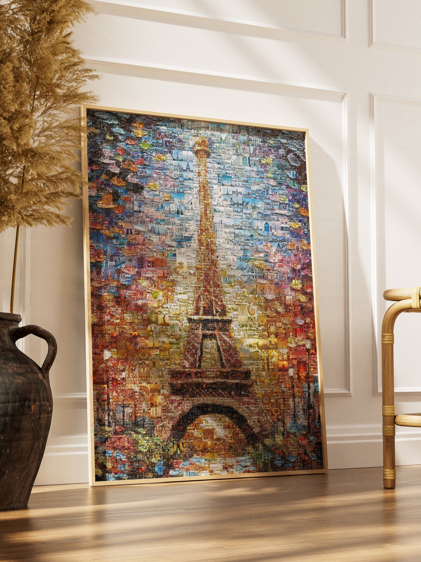 Stunning Paris Mosaic Artwork Featuring the Eiffel Tower – Perfect for Home Decor and Art Lovers AtelierMosaics