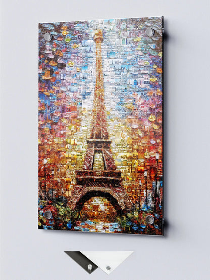 Stunning Paris Mosaic Artwork Featuring the Eiffel Tower – Perfect for Home Decor and Art Lovers AtelierMosaics