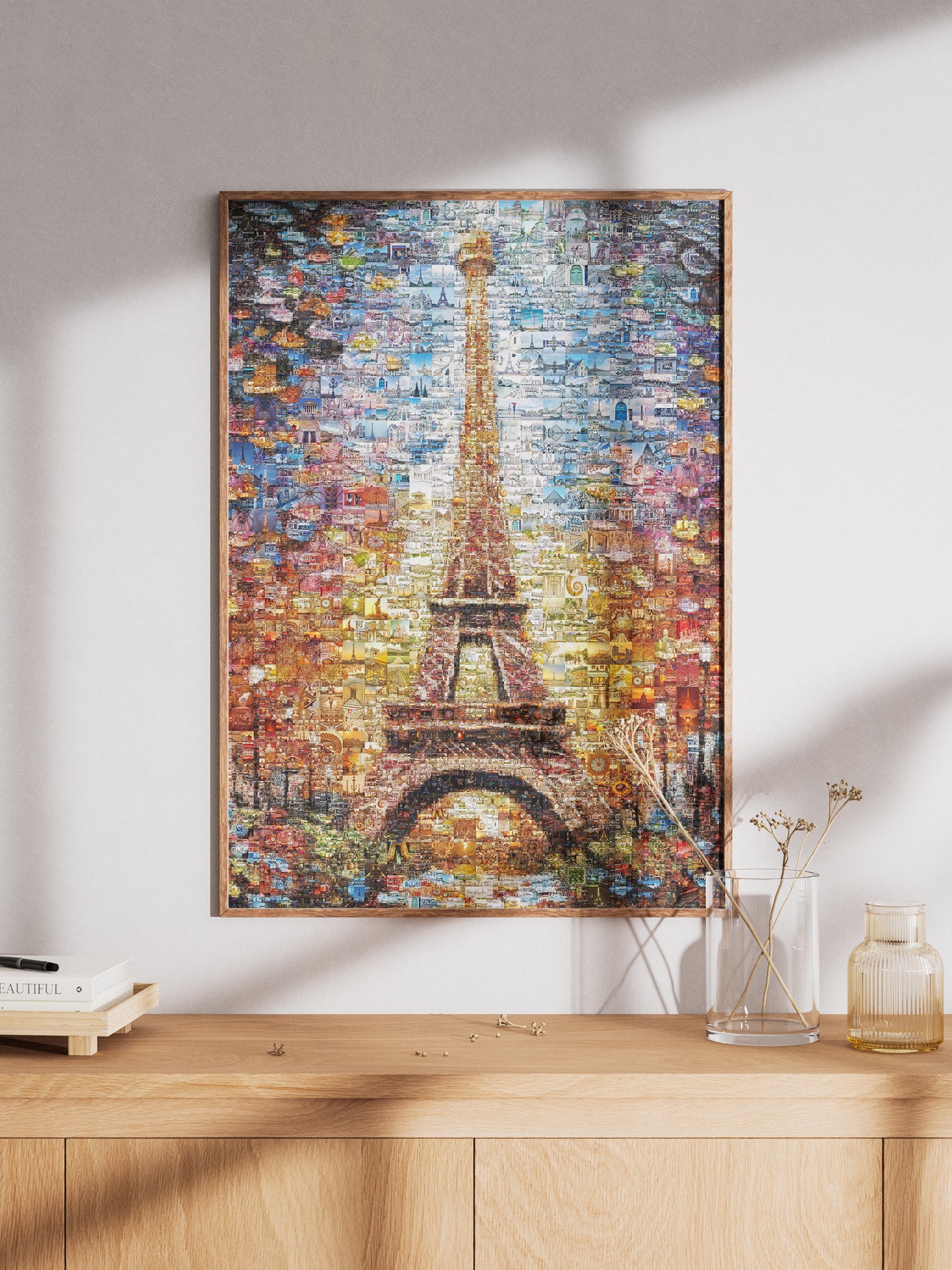 Stunning Paris Mosaic Artwork Featuring the Eiffel Tower – Perfect for Home Decor and Art Lovers AtelierMosaics