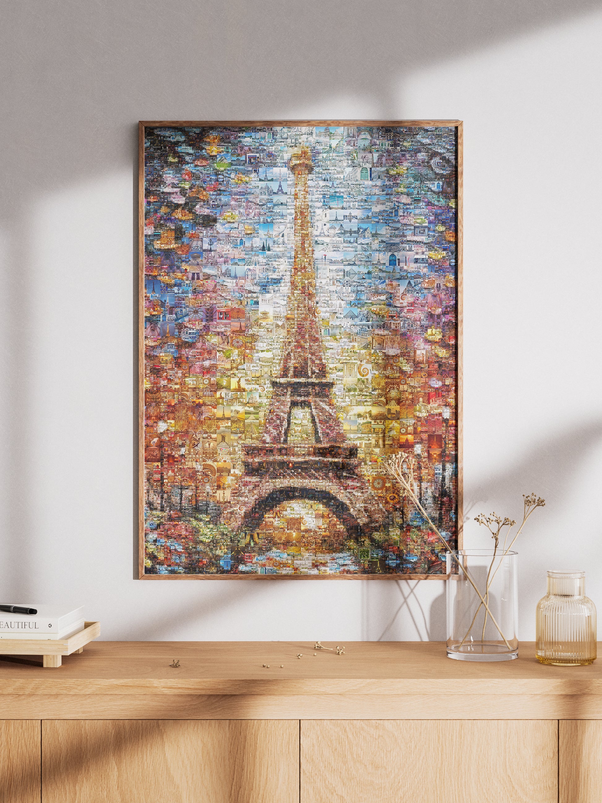 Stunning Paris Mosaic Artwork Featuring the Eiffel Tower – Perfect for Home Decor and Art Lovers AtelierMosaics