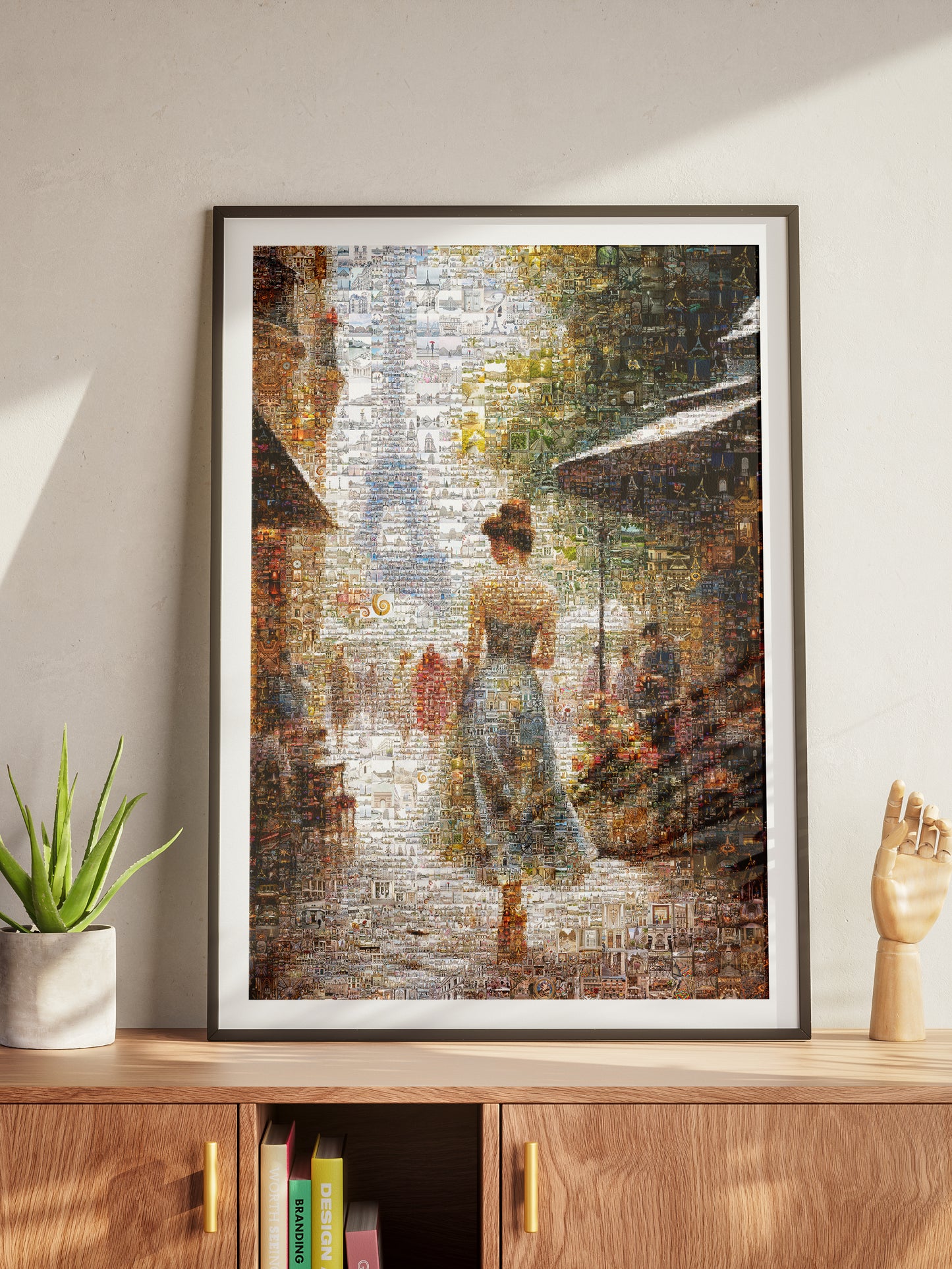 Stunning Paris Mosaic Artwork - Captivating Cityscape of the Eiffel Tower and Charming Streets AtelierMosaics