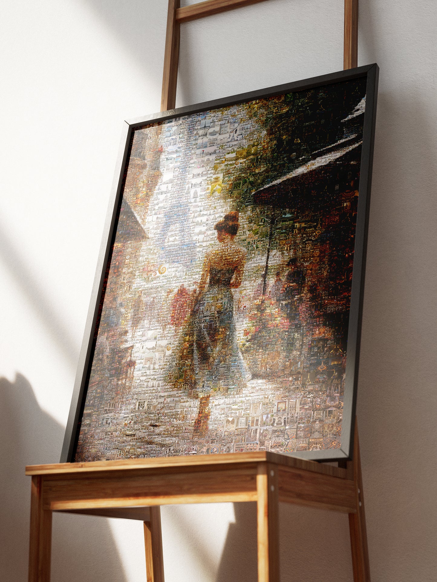Stunning Paris Mosaic Artwork - Captivating Cityscape of the Eiffel Tower and Charming Streets AtelierMosaics
