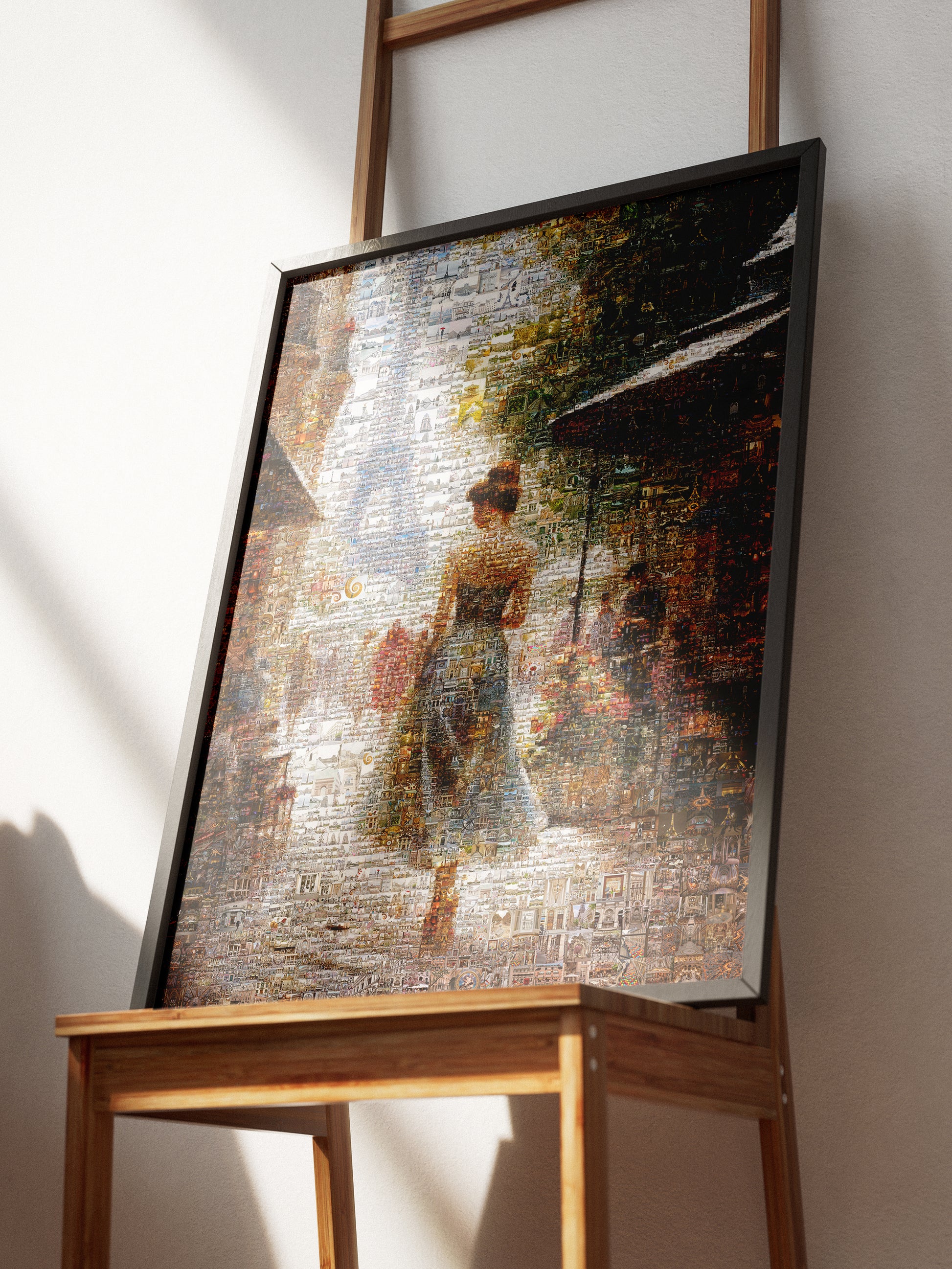 Stunning Paris Mosaic Artwork - Captivating Cityscape of the Eiffel Tower and Charming Streets AtelierMosaics