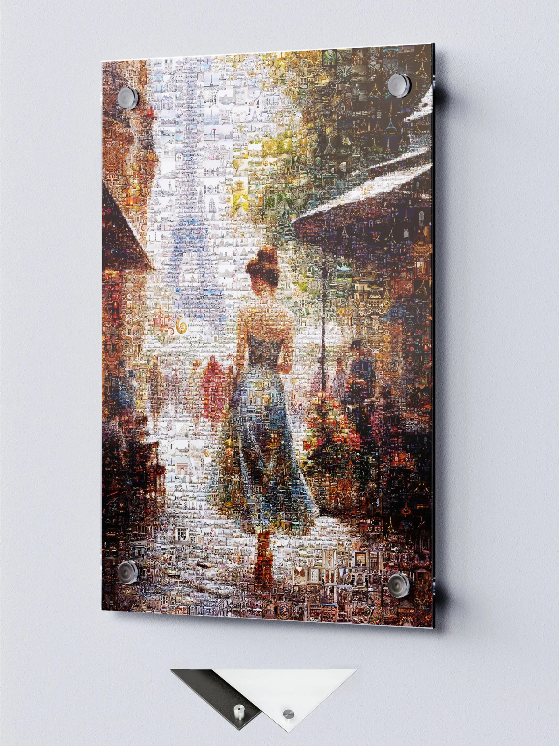 Stunning Paris Mosaic Artwork - Captivating Cityscape of the Eiffel Tower and Charming Streets AtelierMosaics