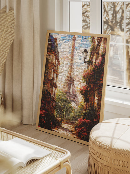 Stunning Mosaic Artwork of Paris with Eiffel Tower | Perfect Home Decor AtelierMosaics