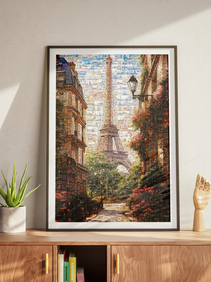 Stunning Mosaic Artwork of Paris with Eiffel Tower | Perfect Home Decor AtelierMosaics