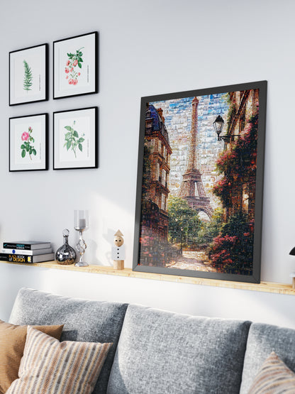 Stunning Mosaic Artwork of Paris with Eiffel Tower | Perfect Home Decor AtelierMosaics