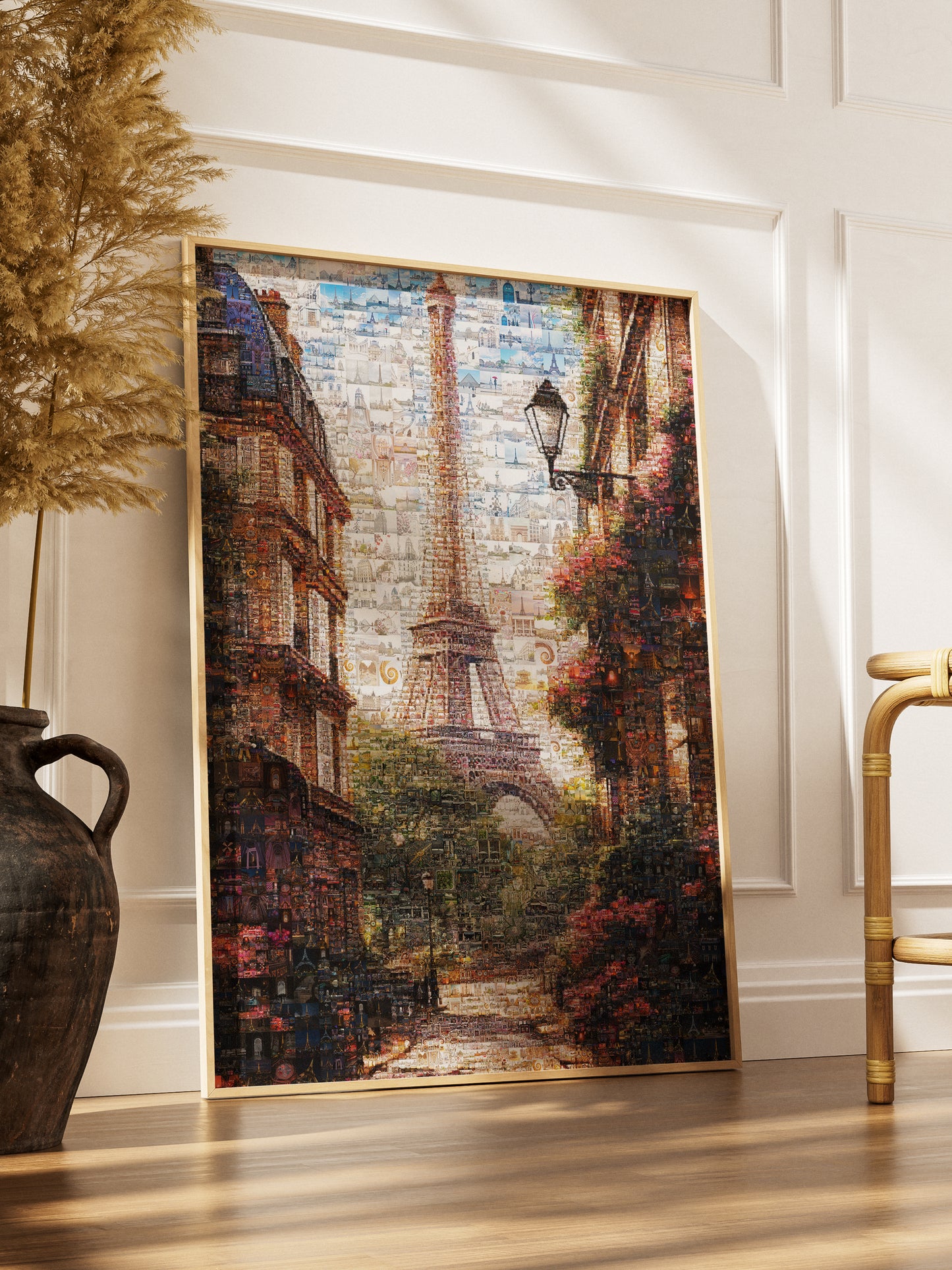Stunning Mosaic Artwork of Paris with Eiffel Tower | Perfect Home Decor AtelierMosaics