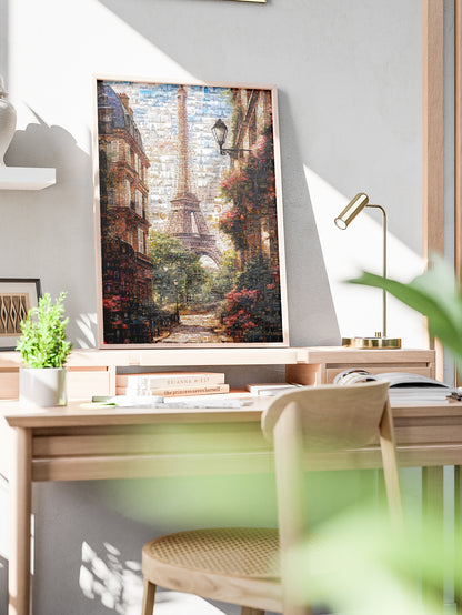 Stunning Mosaic Artwork of Paris with Eiffel Tower | Perfect Home Decor AtelierMosaics