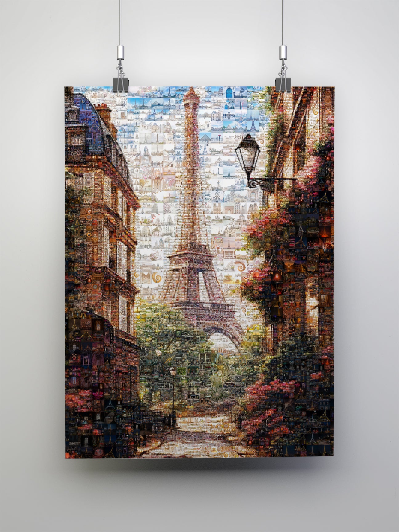 Stunning Mosaic Artwork of Paris with Eiffel Tower | Perfect Home Decor AtelierMosaics