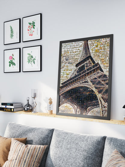 Stunning Paris Mosaic Art - Capturing the Essence of the Eiffel Tower and the City of Light AtelierMosaics