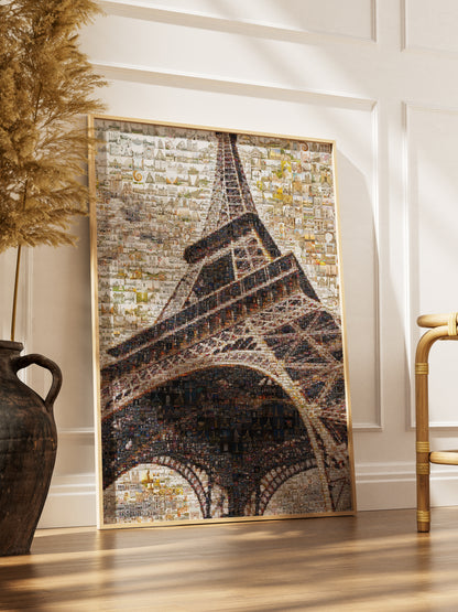 Stunning Paris Mosaic Art - Capturing the Essence of the Eiffel Tower and the City of Light AtelierMosaics