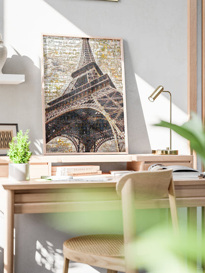 Stunning Paris Mosaic Art - Capturing the Essence of the Eiffel Tower and the City of Light AtelierMosaics