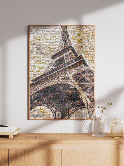 Stunning Paris Mosaic Art - Capturing the Essence of the Eiffel Tower and the City of Light AtelierMosaics