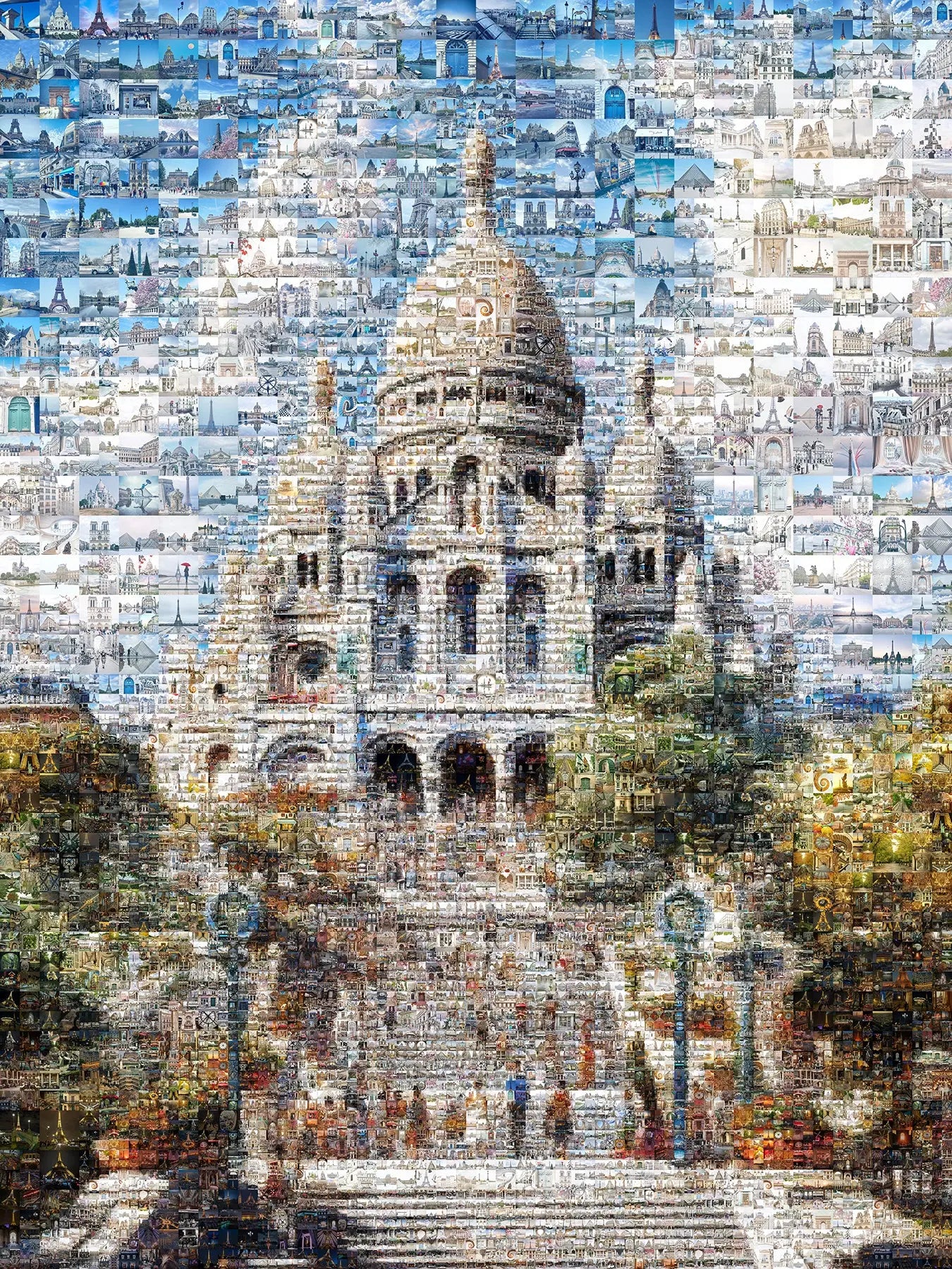Stunning Paris Mosaic Artwork - Captivating Wall Decor of the City of Lights AtelierMosaics