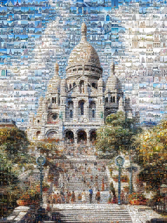 Stunning Paris Mosaic Artwork - Captivating Wall Decor of the City of Lights AtelierMosaics