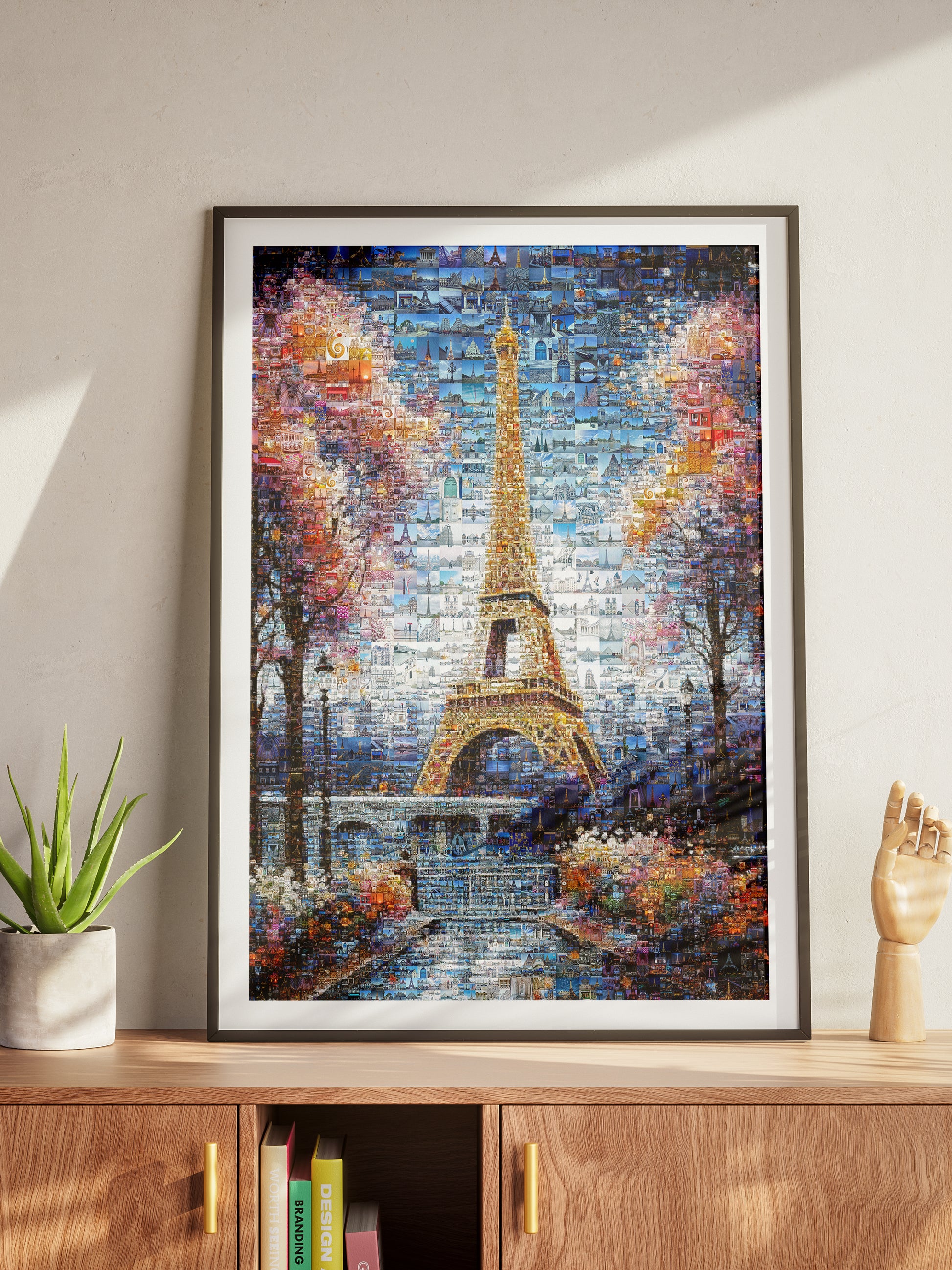 Stunning Paris Mosaic Artwork Featuring the Eiffel Tower - Perfect for Home Decor AtelierMosaics
