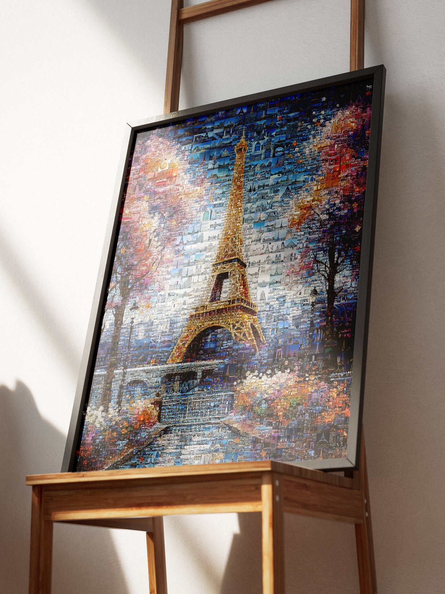 Stunning Paris Mosaic Artwork Featuring the Eiffel Tower - Perfect for Home Decor AtelierMosaics
