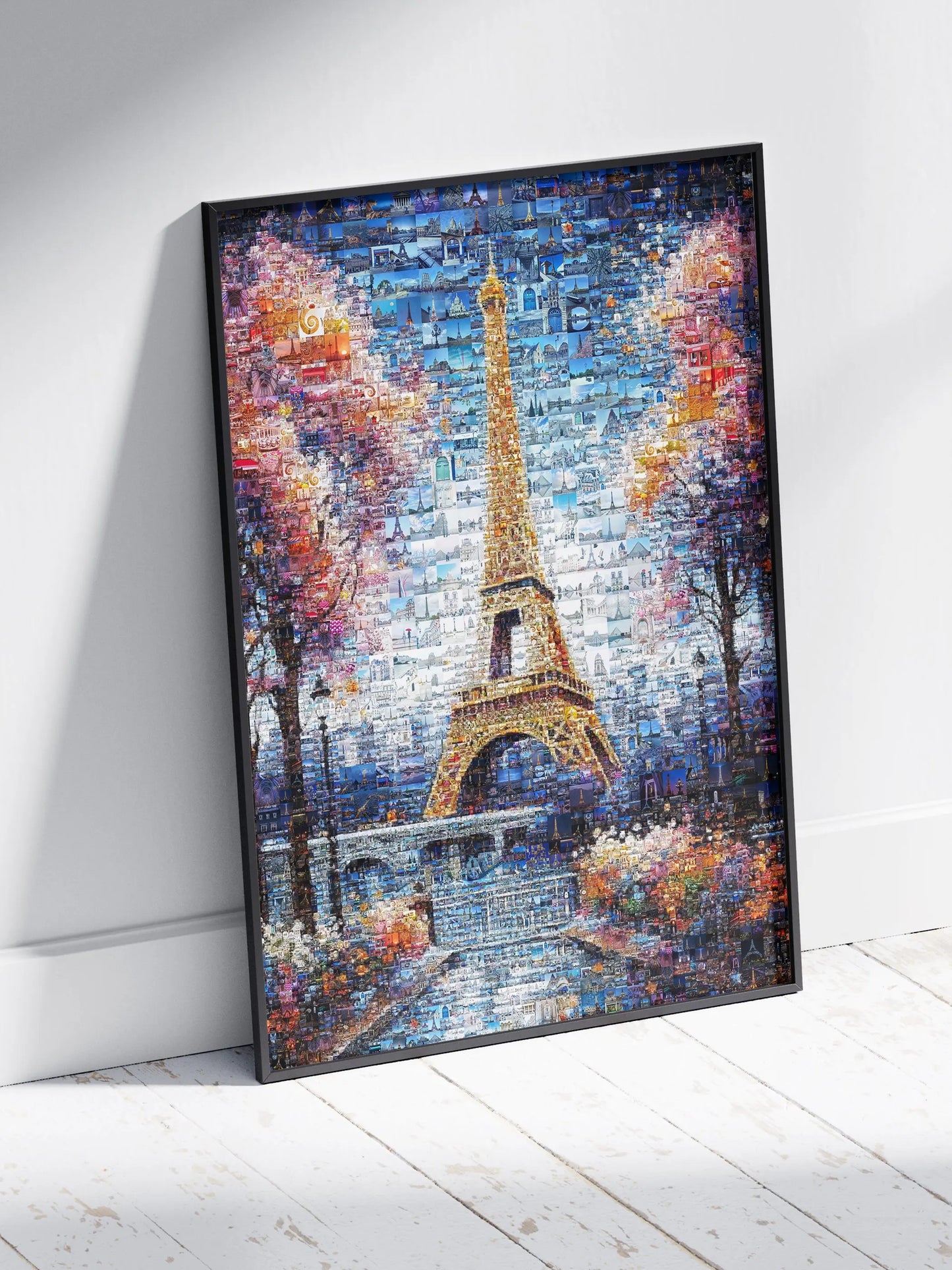 Stunning Paris Mosaic Artwork Featuring the Eiffel Tower - Perfect for Home Decor AtelierMosaics