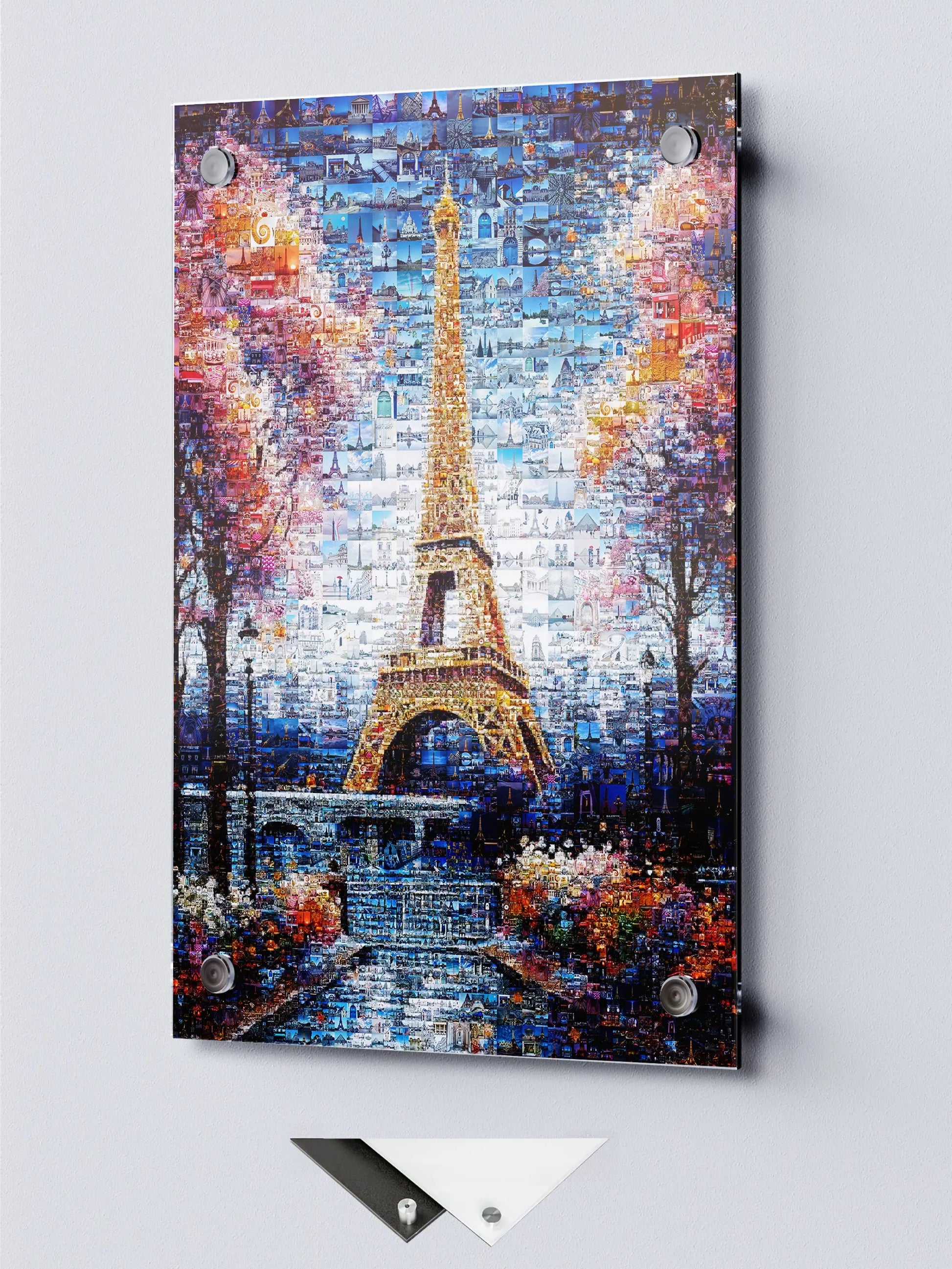 Stunning Paris Mosaic Artwork Featuring the Eiffel Tower - Perfect for Home Decor AtelierMosaics