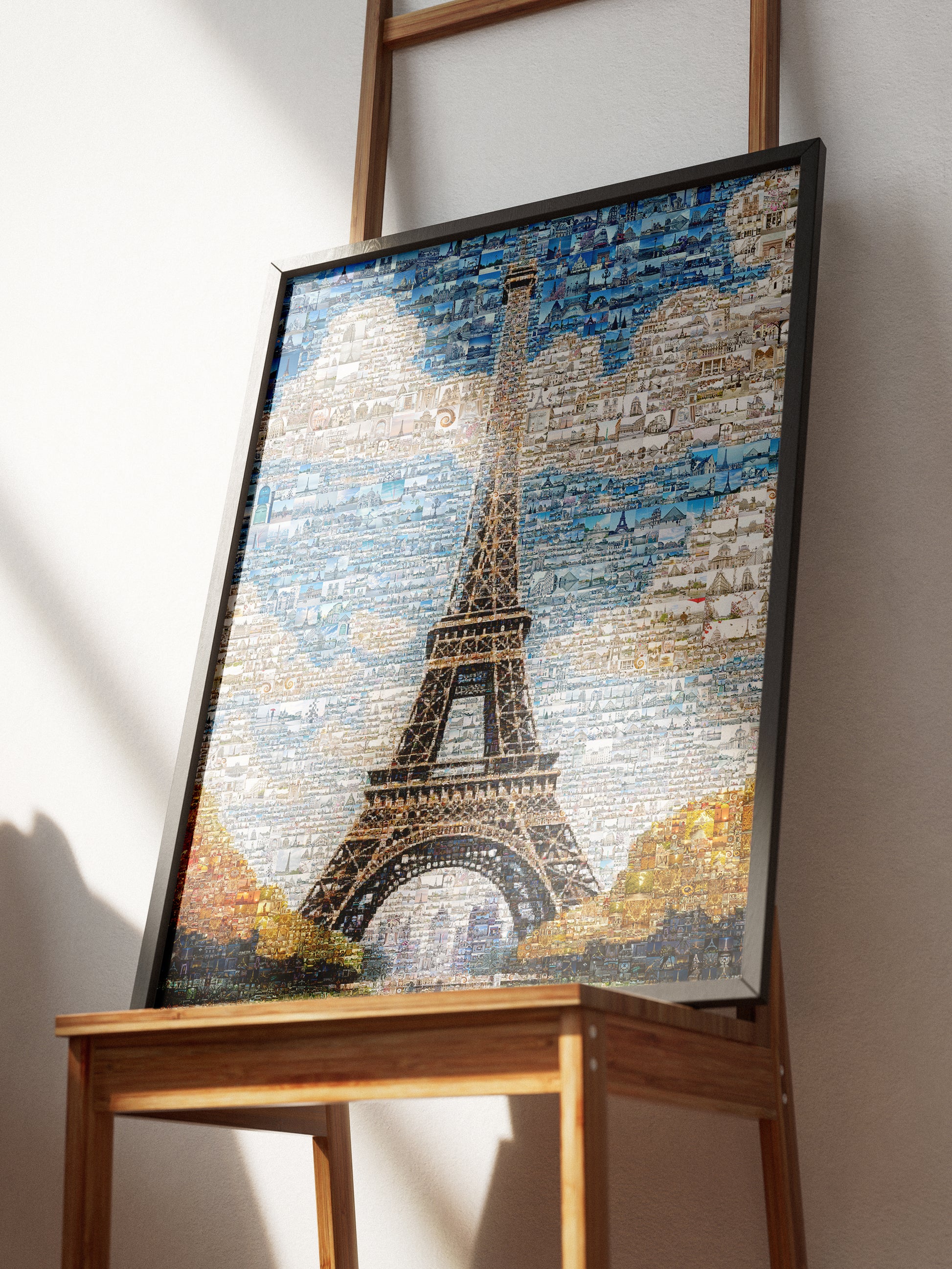 Stunning Paris Mosaic Artwork - Iconic Eiffel Tower and Cityscape Decor AtelierMosaics