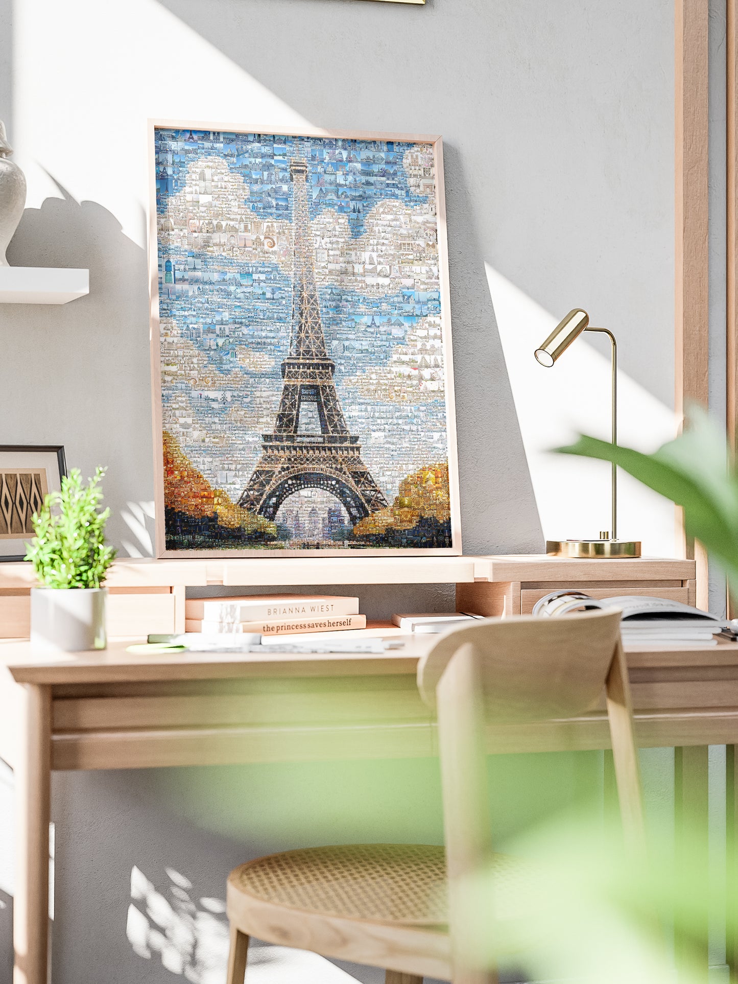 Stunning Paris Mosaic Artwork - Iconic Eiffel Tower and Cityscape Decor AtelierMosaics