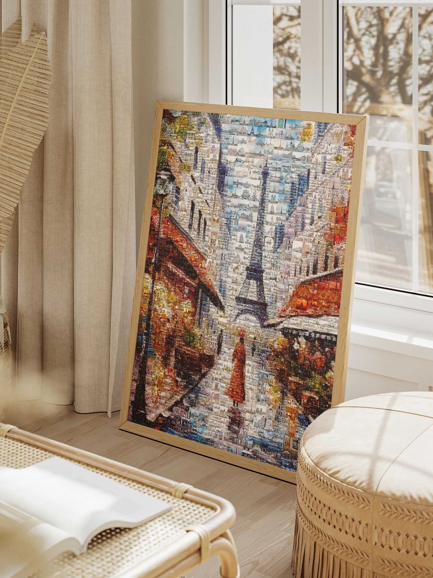 Stunning Paris Mosaic Artwork - Captivating Collage of the City of Lights AtelierMosaics