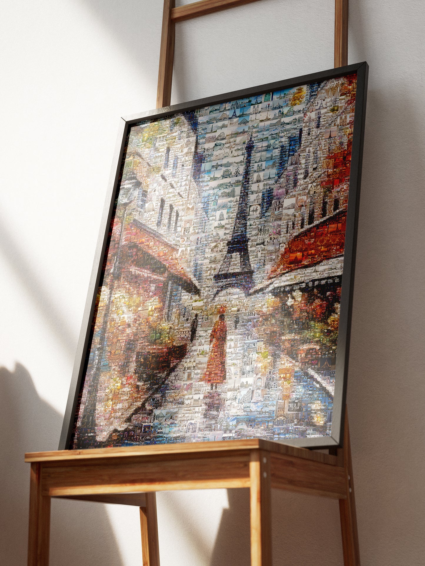 Stunning Paris Mosaic Artwork - Captivating Collage of the City of Lights AtelierMosaics