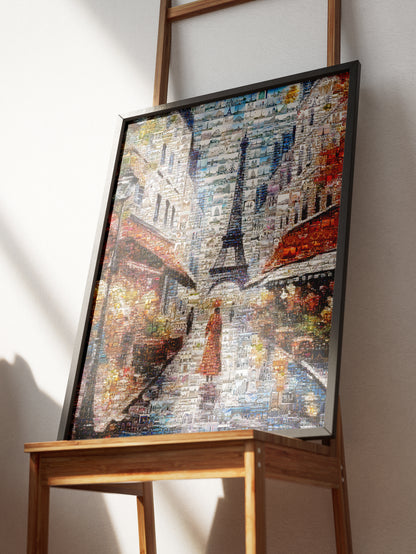 Stunning Paris Mosaic Artwork - Captivating Collage of the City of Lights AtelierMosaics