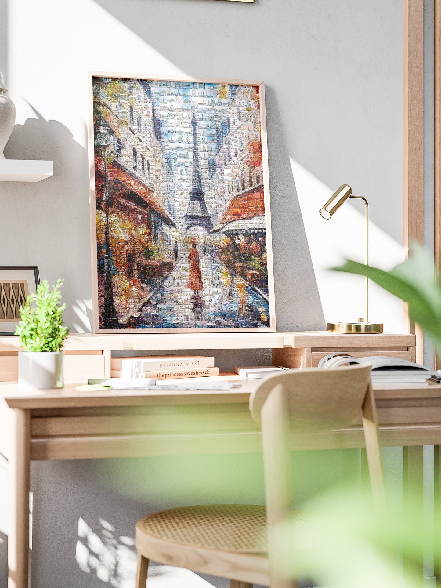 Stunning Paris Mosaic Artwork - Captivating Collage of the City of Lights AtelierMosaics