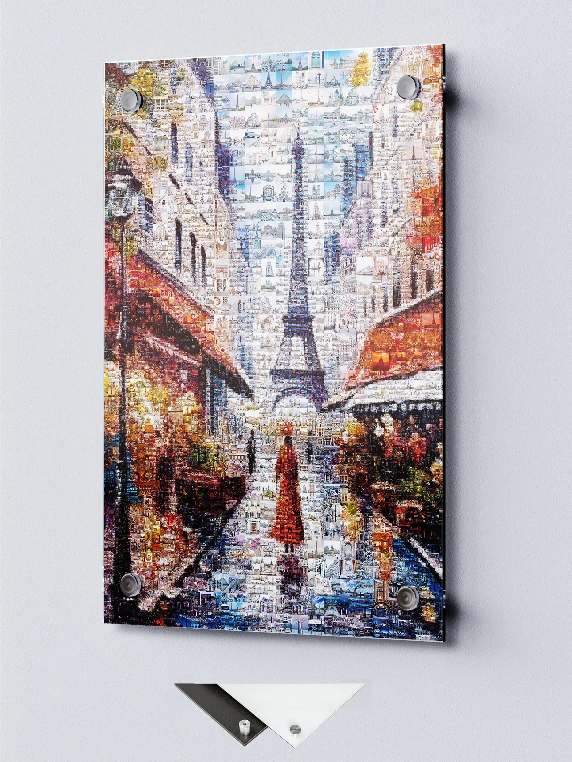 Stunning Paris Mosaic Artwork - Captivating Collage of the City of Lights AtelierMosaics